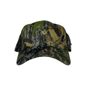 Mossy Oak Camo Trucker Snapback Hat Mesh Adjustable Hunting Outdoor